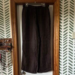& Other Stories Chocolate Brown Wide Leg Pants